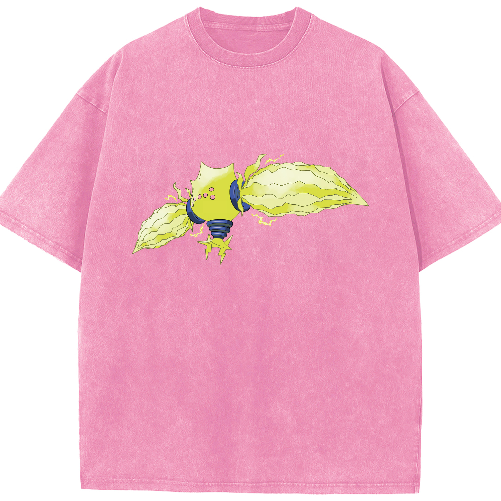 （画像用） ポケットモンスター Pokémon 綿100% ヴィンテージ風 半袖Tシャツ（フロントプリント）